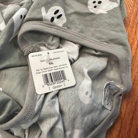 Halloween Ghost Dog and Cat Matching Family Pajamas - Gray - XXL - Picture 2 of 3